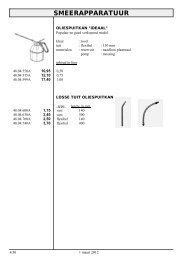 48 Smeerapparatuur, trechter, maatkan, jerrycan ... - P. Hoenderop BV