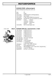 MOTORPOMPEN - P. Hoenderop