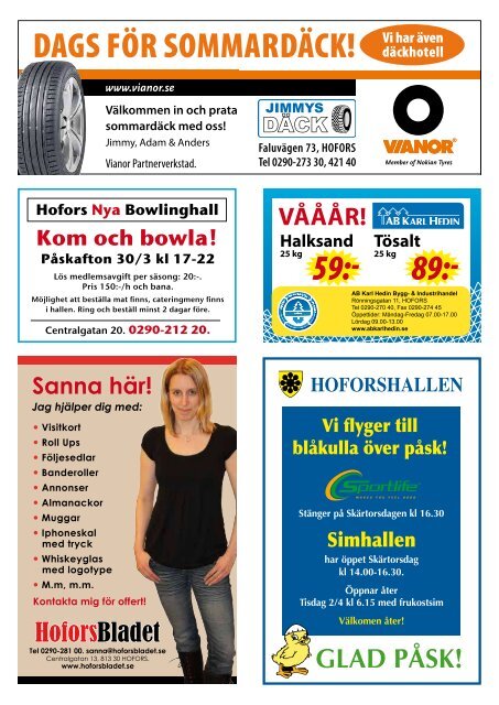 Vecka 13, 27/3 - Hoforsbladet