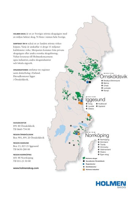 Gallringshandledning - Holmen Skog