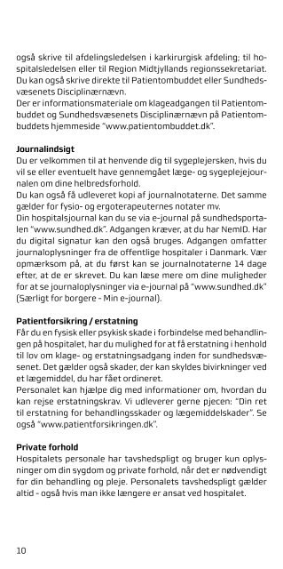 Velkommen til V08 - Hospitalsenhed Midt