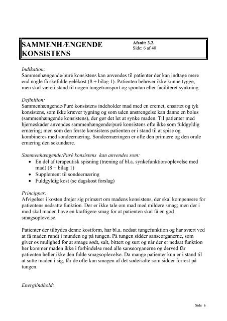 25. Mad og drikke med modificeret konsistens - Hospitalsenhed Midt