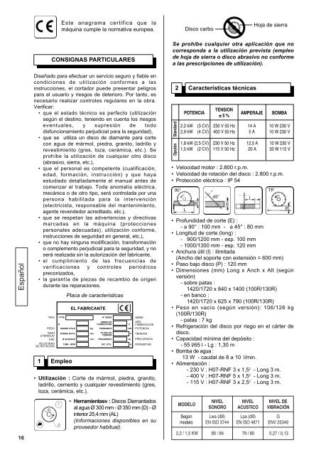 TS 100 R Manuel d'utilisation et d'entretien Operator's ... - Husqvarna