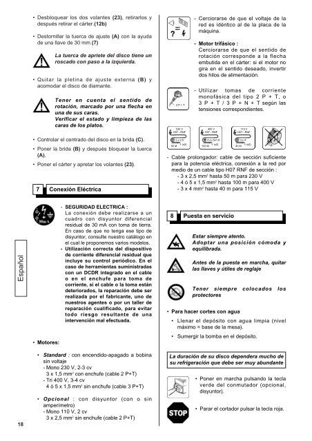 TS 100 R Manuel d'utilisation et d'entretien Operator's ... - Husqvarna