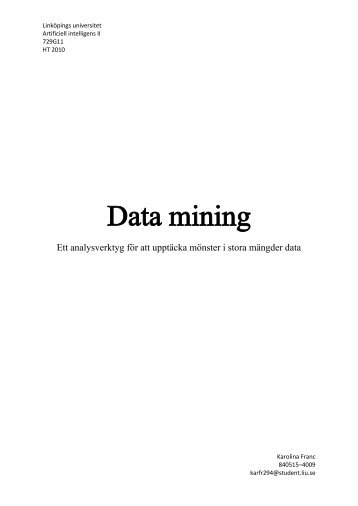 Data mining - IDA