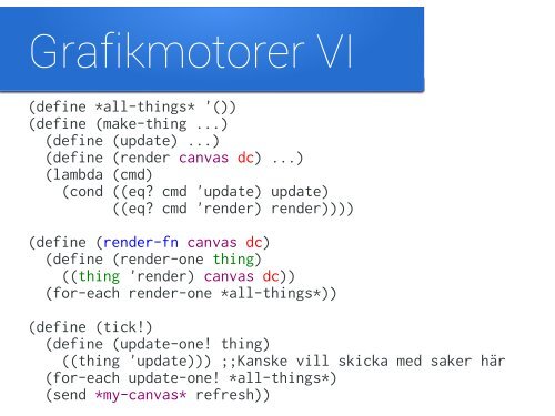 Grafik i Racket