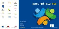 BOAS PRÁTICAS FSE - Instituto de Gestão do Fundo Social Europeu