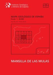 MANSILLA DE LAS MULAS - Instituto Geológico y Minero de España