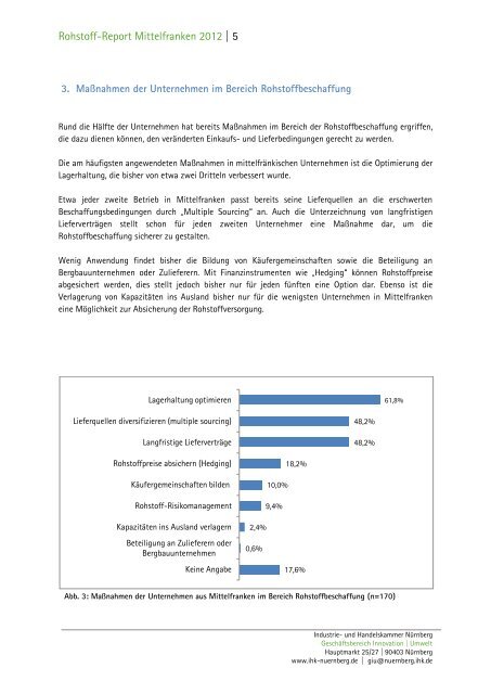 Rohstoffreport_Mittelfranken_2012 - IHK Nürnberg für Mittelfranken