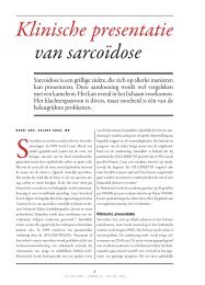 Klinische presentatie van sarcoīdose - Ildcare.nl