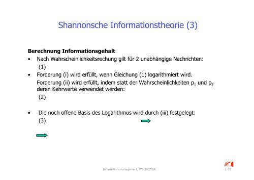 Informationsmanagement - Fachbereich Informatik ...