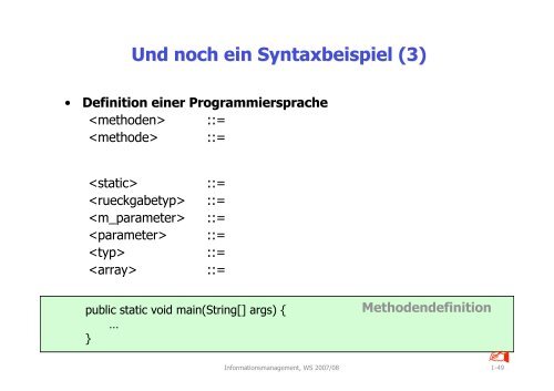 Informationsmanagement - Fachbereich Informatik ...