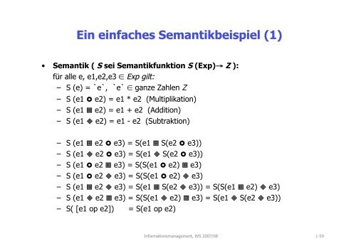 Informationsmanagement - Fachbereich Informatik ...