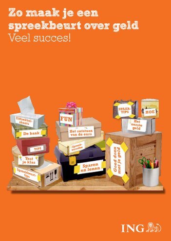 Zo maak je een spreekbeurt over geld - Ing