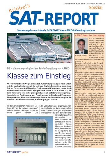 SAT-REPORT Kriebel's - Astro