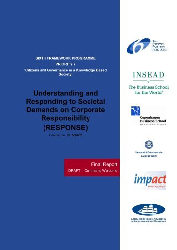 RESPONSE - Insead