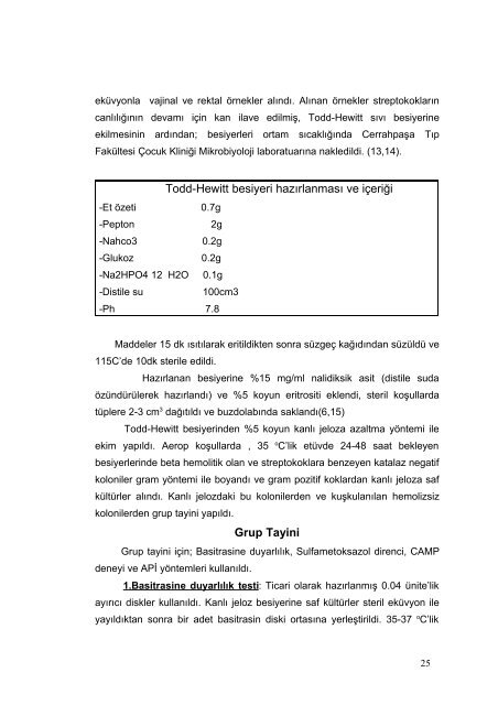 Grup B Streptokok İnfeksiyonları