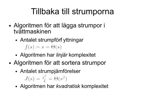 Programkonstruktion och Datastrukturer