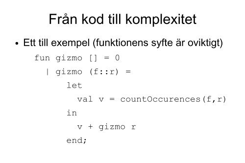 Programkonstruktion och Datastrukturer