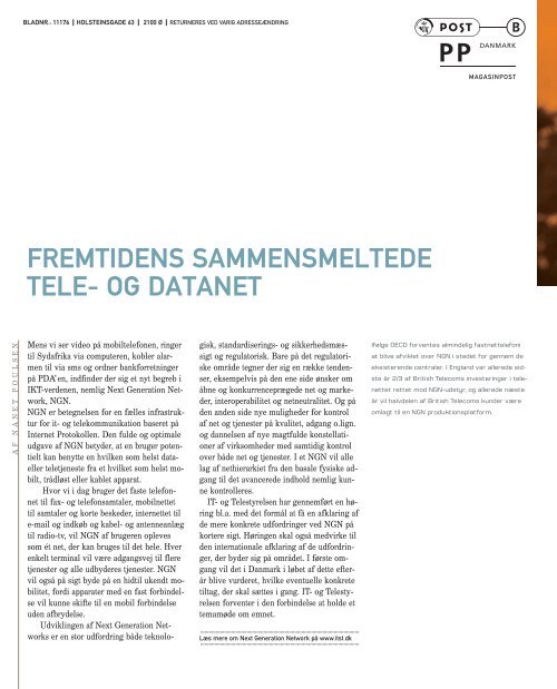 OM KOMMUNIKATION, INNOVATION OG TEKNIK SEP 2006 - IT- og ...