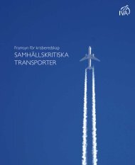 Samhällskritiska transporter (pdf) - IVA