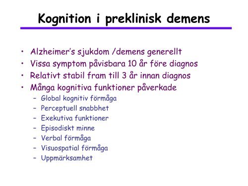 Mild kognitiv svikt - IVA