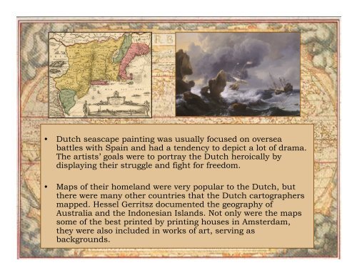 Baroque Nationalism: Dutch Seascapes, Landscapes and Maps