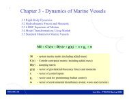 Chapter 3 - Dynamics of Marine Vessels