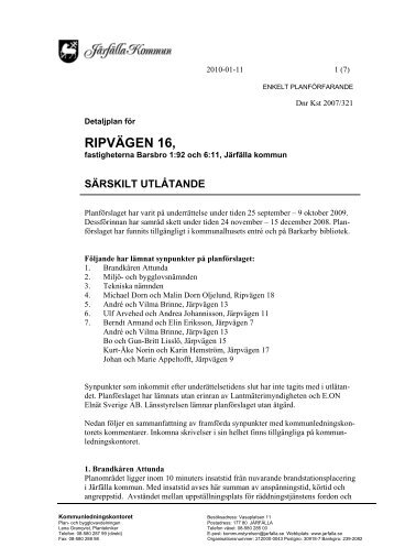 07 5 Ripvägen 16 särskilt utlåtande.pdf - Järfälla