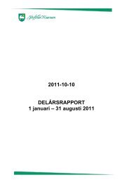09 02 Delårsrapport per augusti 2011.pdf - Järfälla