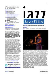 Nr. 163 - 12 september 2011 - JazzFlits