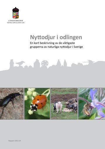 Nyttodjur i odlingen - Jordbruksverket