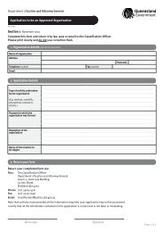 Film festival community screening exemption form - Department of ...