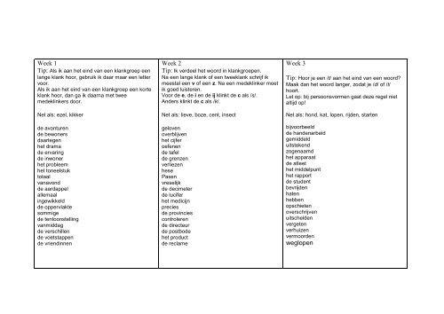 Woordpakket spelling groep 7 download PDF-bestand