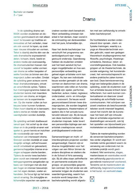Studiewijzer 2013-2014 (.pdf) - KASK