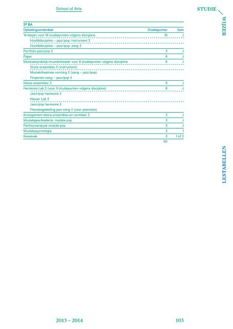 Studiewijzer 2013-2014 (.pdf) - KASK