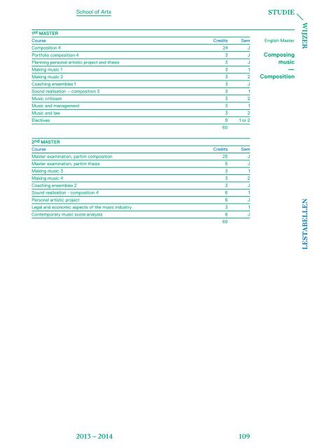 Studiewijzer 2013-2014 (.pdf) - KASK