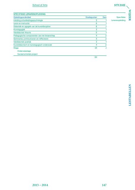 Studiewijzer 2013-2014 (.pdf) - KASK