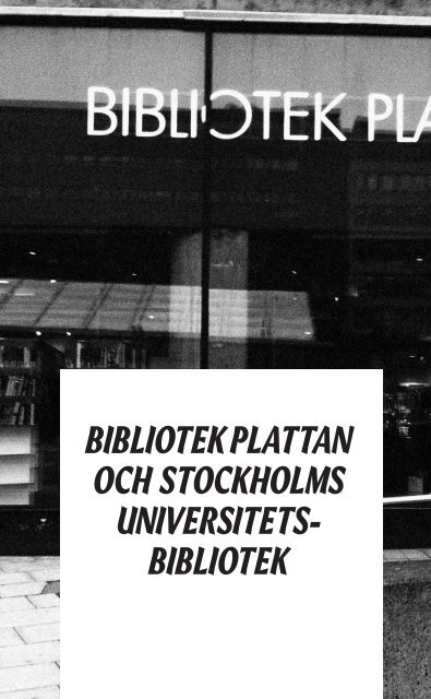 Slutrapport Välkommen till orden - Kungliga biblioteket