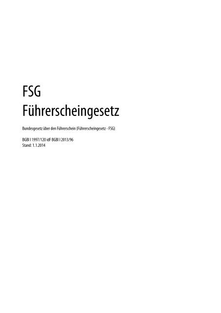 FSG zum Download - KfV