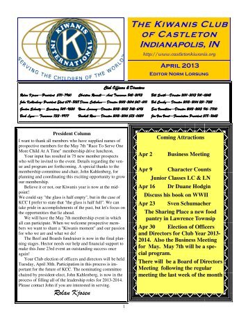 The Kiwanis Club of Castleton Indianapolis, IN - KiwanisOne.org