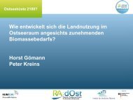 Wie entwickelt sich die Landnutzung im Ostseeraum ... - RADOST