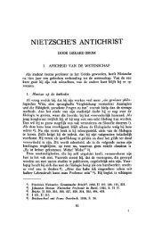 NIETZSCHE'S ANTICHRIST - KNAW