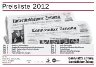 Preisliste 2012 - Die-Zeitungen.de