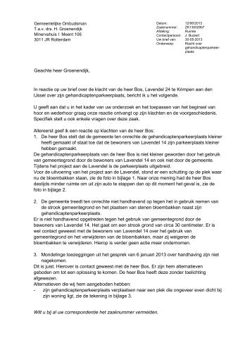Wilt u bij al uw correspondentie het zaaknummer vermelden ...