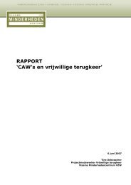 'CAW's en vrijwillige terugkeer' - Kruispunt Migratie-Integratie