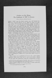 Cholera on the Plains: The Epidemic of 1867 - Kansas Historical ...