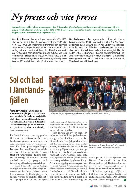 KSLA-Nytt_4-2011 - och Lantbruksakademien