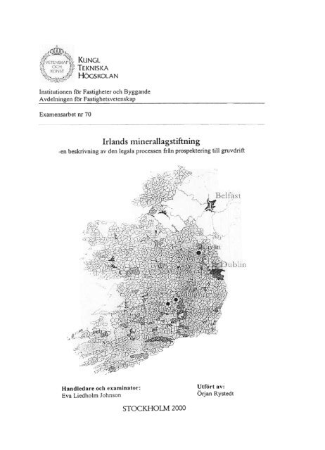 EX 70-2000 (pdf 19,6 MB) - Kungliga Tekniska högskolan