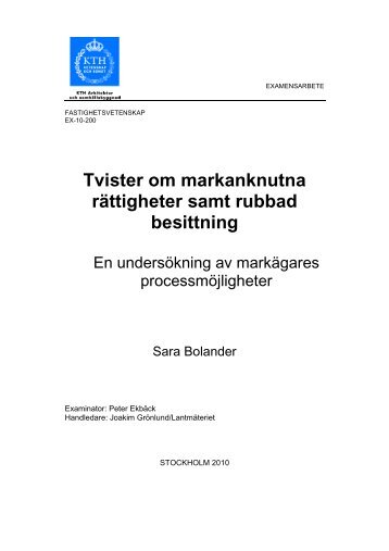 pdf 560 kB - Kungliga Tekniska högskolan